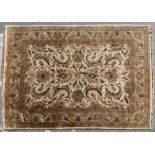 Fine Indo Jaipur Tabriz rug, 14' 9" x 12'.