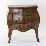 Italian diminutive chest, 19 1/2" H x 15" W x 9" D. Provenance: From a Coronado, California estate.