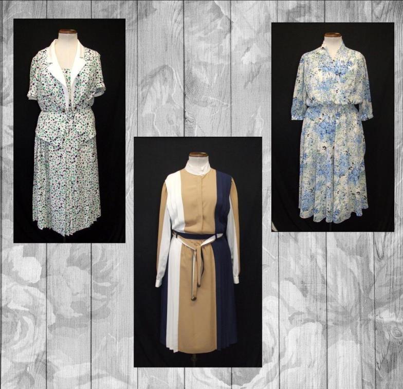 Vintage Parigi Floral Print Dress & Jacket size 10, Vintage Alexon Floral Print Dress size 12 &