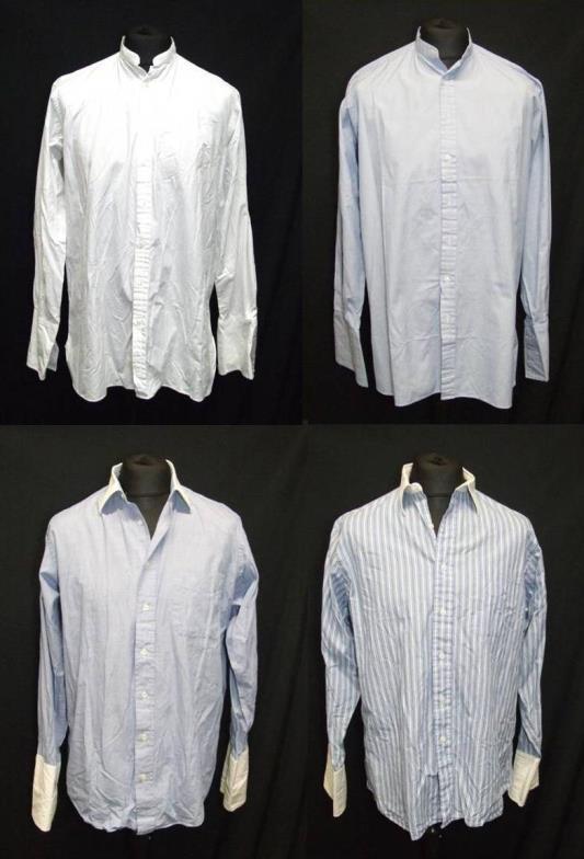 4 Mens Shirts size 16 1/2 incl. Burberrys, Bloomingdale's Peterborough Row & 2 Thomas Pink (4)