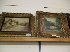 TWO GILT FRAMED PRINTS