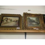 TWO GILT FRAMED PRINTS