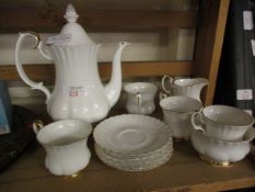 PART SET OF ROYAL ALBERT VAL D’OR TEA WARES