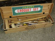 JAQUES PART CROQUET SET