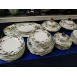 QUANTITY OF DOULTON CROMER DINNER WARES TO INCLUDE TUREENS, PLATES ETC