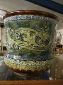 ROYAL DOULTON LAMBETH STONEWARE JARDINIERE