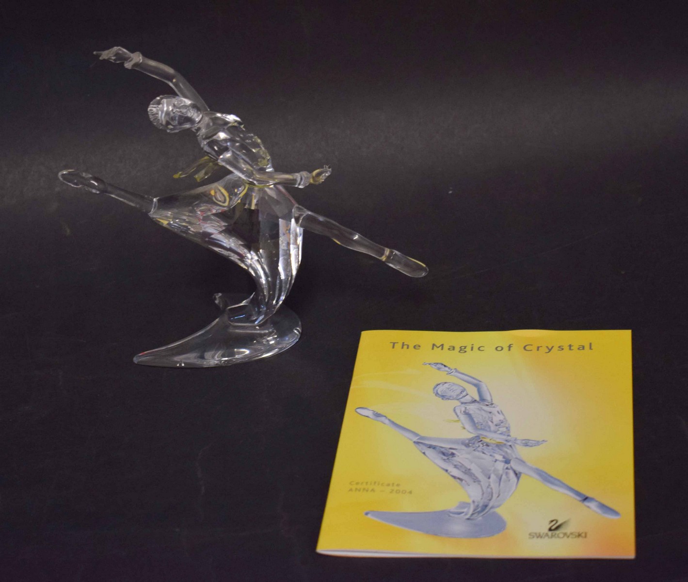 Swarovski figure of The Magic of Crystal^ Anna^ dated 2004 with original certificate