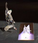 Swarovski silver crystal model of a masquerade Pierrot^ 1999