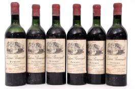 Chateau Beauregard Pomerol 1962^ 6 bottles