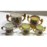 Group of five Paragon commemorative wares to commemorate Coronation of Edward VIII^ George VI and