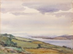 Murrell A Burt (20th century) View of Bantry Bay, Ireland, watercolour, signed and dated 1956