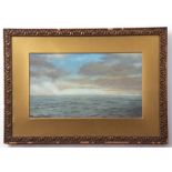 Amelia J Walters (act 1880-1893), Seascape, oil on canvas, signed lower right, 24 x 41cm (with photo