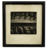 AR Juan Genoves (born 1930), "Pruegaddi Artista", black and white etching signed, dated 66 and