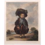 After D J Watkins Chapman, "Her Late Majesty Queen Victoria at the age of 4" hand coloured