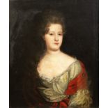 English School (18th century) Portrait of a lady oil on canvas 77 x 64cm, unframed