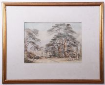 James Wilkie (19th century), "Chiswick House", watercolour, 26 x 37cm, Provenance: New English Art