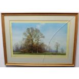 AR David Shepherd, OBE (1931-2017), "Last leaves of Autumn", artist's coloured proof with