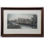 After James Townshend, engraved by G S Hunt, "Eton College", hand coloured mezzotint, published