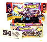 Corgi Batmobile model no 267, in original box and plinth, together with instructions (in excellent