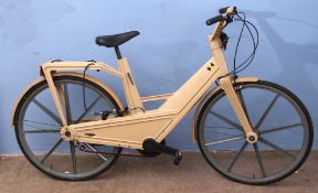 Itera plastic bicycle 1980s, manufactured by Itera for Volvo and designed by Jan Olsen and Lars