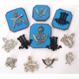 Mixed Lot: Gurkha cap badges to include 4th Prince of Wales Gurkhas, 5th Gurkha Rifles, 7th Gurkha