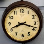 Smith's railway clock in Bakelite frame, the dial inscribed BR(E) No 13262, 27cm diam