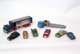 Collection of eight Corgi vehicles to include James Bond Aston Martin DB5 and Monte Carlo Hillman