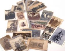 Quantity of WWI postcards some photographic, mainly of Gordon Highlanders interest, approx 25