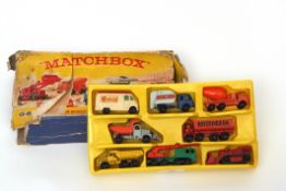 Matchbox Commercial Truck set, in original box (a/f)