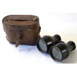 Cased pair of binoculars circa early 20th century, by D McGregor & Co