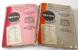 Two Encyclopaedia of Watch Material published by Besfit, Parts I and II (2)