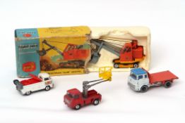 Corgi Toys boxed Priestman Cub shovel digger, together with a other Corgi Racing Club VW Recovery
