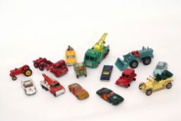 Box of various mainly Matchbox vehicles, various condition