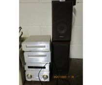 TECHNICS MINI STACK SYSTEM AND SPEAKERS