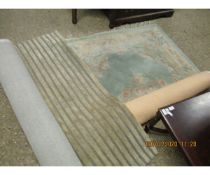 CHINESE THICK PILE WOOL CARPET AND A MODERN CARPET (2)