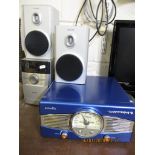 CLASSIC RADIO PROLECTRIC TOGETHER WITH A SMALL PHILIPS MINI SYSTEM (2)
