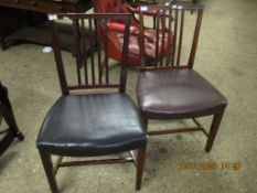 TWO DINING CHAIRS