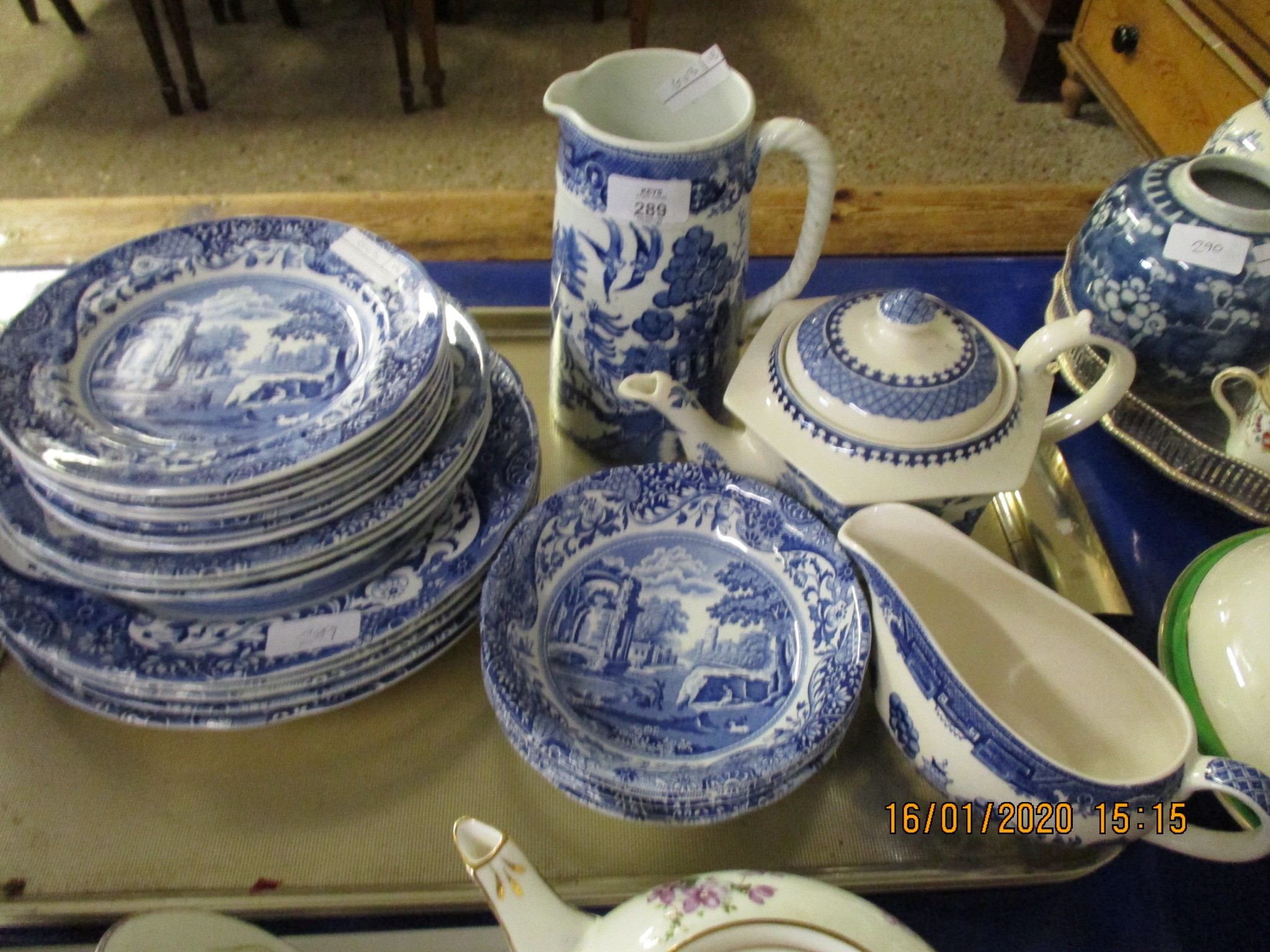 SPODE ITALIAN PLATES ETC