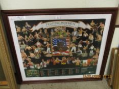 FIGHTING IRISHMEN - A CELEBRATION OF THE CELTIC WARRIOR FRAMED POSTER