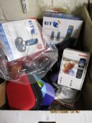 BT TELEPHONE SYSTEM, ASSORTED MOBILE PHONES ETC