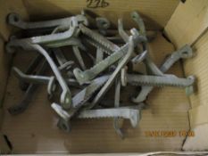 BOX CONTAINING MIXED GALVANISED BRACKETS