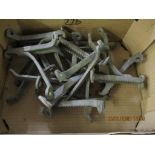 BOX CONTAINING MIXED GALVANISED BRACKETS