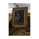 GOOD QUALITY GILT FRAMED PRINT OF A NUDE FEMALE