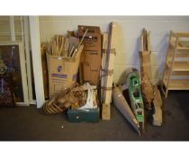 LARGE QUANTITY OF ASSORTED BOXWOOD MODEL MAKING EQUIPMENT TO INCLUDE PARTIALLY ASSEMBLED