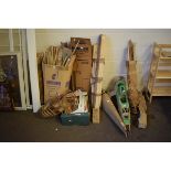 LARGE QUANTITY OF ASSORTED BOXWOOD MODEL MAKING EQUIPMENT TO INCLUDE PARTIALLY ASSEMBLED