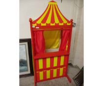 PAINTED PUNCH AND JUDY CHILDREN’S STAND