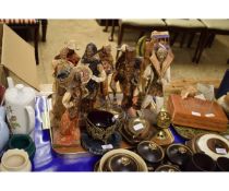 MIXED LOT OF RUSTIC PAPER FIGURES