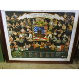 FIGHTING IRISHMEN - A CELEBRATION OF THE CELTIC WARRIOR FRAMED POSTER