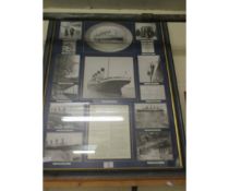 FRAMED LIVERPOOL HISTORY OF EVENTS MONTAGE