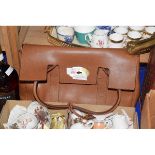 GOOD QUALITY BROWN LEATHER LADIES HANDBAG